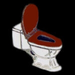 TOILET BOWL PIN